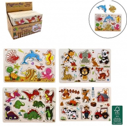 JEU DE PUZZLE FORME EN BOIS...