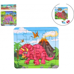 PUZZLE DINOSAURE 16 PCS...